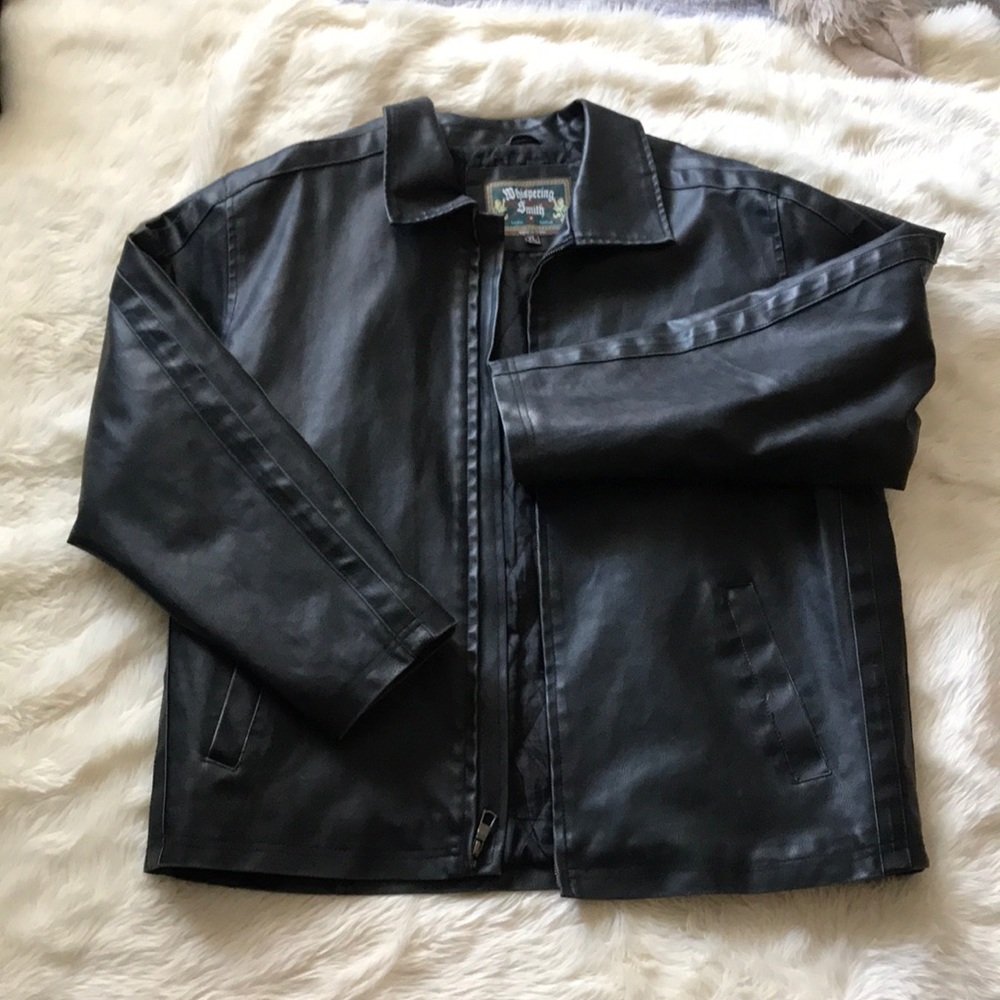 Whispering Smith Faux Leather Jacket